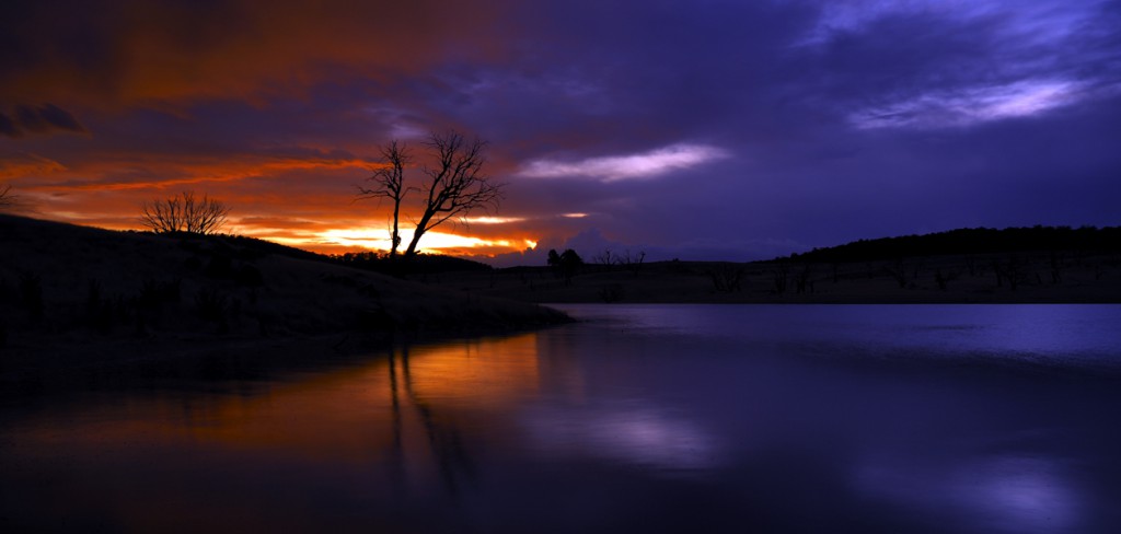 Sunset on the bidgee Sunset on the bidgee